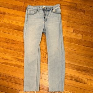 Light Blue Straight Leg Women's Jeans